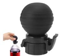 Soda Bottle Tops, Silicona Soda Bottle Stopper, Reutilizable Soda Bottle Caps, Leak-Proof Bottle Cap for Soda, 7 x 4,8 x 4,8 cm Push Type Bottle Lid for Soda, Carbonated Beverage Bottle Stopper for