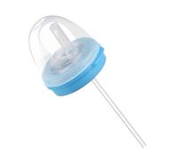 Soda Can Lids, Reutilizable Beverage Can Toppers, Leakproof Drink Stopper, Blue, Yellow Color, Built in Straw, 2,56 x 2,56 pulgadas, for Canned Drinks and Juice