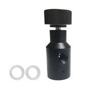SODA - Conector de agua, accesorios de agua, adaptador de recarga de tanque de cilindro de CO2, adaptador de carga rápida de encendido/apagado con válvula de purga de ventilación (2 agujeros de