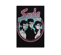 Soda Stereo Rock BandFamous Figuras de cine y televisión Pop Music Figuras de póster decoración lienzo arte decoración impresión firma foto sala de estar decoración del hogar 30 x 45 cm (30 x 45 cm)