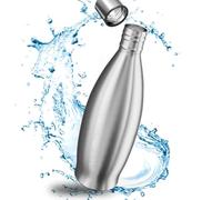 Soda Stream Bottle - Botella de agua de acero inoxidable de 30 onzas para cristal Sodastream, a prueba de fugas, apta para lavavajillas, sin plástico, botellas de metal Sodastream