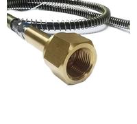 Soda WaterAccesory Maker - Adaptador de cilindro de tanque de CO2 externo y kit de manguera W21.8-14 G3/4 CGA320 con conector de desconexión rápida (CGA320 x 100 pulgadas)