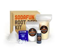 SodaFun - Kit de fabricación de cerveza de raíz - Haz que tu refresco artesanal destaque en casa - Equipo y suministros completos - Kit de preparación de inicio para el hogar - Receta de cerveza de