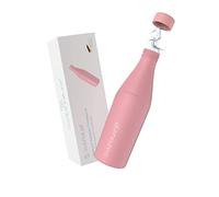 SodaNature® Botella de acero inoxidable premium de 700 ml para SodaStream Crystal, apta para burbujear, apta para lavavajillas y a prueba de fugas, accesorios para viajes, incluye elegante paquete de