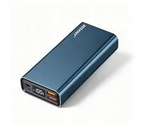 SODANY Batería Externa Carga Súper Rápida 22.5W, Power Bank Portátil 10000mAh con Pantalla Digital LED y Carcasa de Aluminio Premium