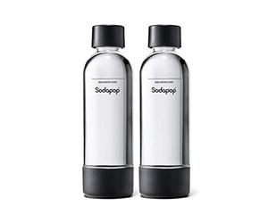 Sodapop mySodapop A252225 - Botella de PET con capacidad de 1 L, para Joy Prestige/Fashion y Sharon UP, plástico, transparente