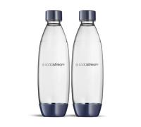 sodastream 2 botellas fundidas lavables en lavavajillas para gasador Duo, Terra, E-Terra, Art, Gaia, color azul oscuro