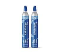 SodaStream - 2x Cilindros de CO₂ de rosca, hasta 120L de agua con gas