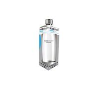 SodaStream Botella carbonatadora de metal delgado de 1 L, individual