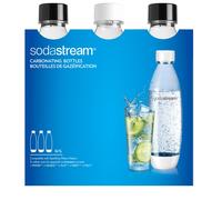NUEVO Sodastream Botella Fuse 3x 1L Negro Apto para lavavajillas Botellas sin...