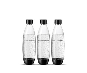SodaStream Botellas fundidas para Source, Play, Power, Spirit, Fizzi y Genesis Carbonator, 1 litro, paquete de 3 (3 x 1 L)