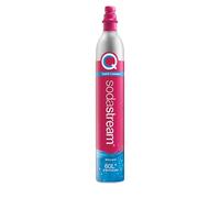 SodaStream - Cilindro Adicional de Gas Quick Connect, Modelos Terra y DUO, Exclusivo para Máquinas Gasificadoras de Agua SodaStream, Color Rosa - 60 L