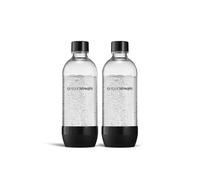 Sodastream - Juego de 2 botellas de gasificación, clásicas, compatibles con lavavajillas - Modelo grande, 1 L - Material: Tritan, sin BPA
