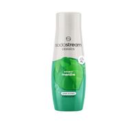 Sodastream Concentrado de menta sin azúcar para máquinas de agua con gas y refrescos | Prepare hasta 9 litros de jarabe de menta en pocos segundos, 440 ml