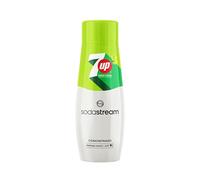 SodaStream - Concentrado de Refresco Sabor 7UP Zero, Sin Azúcar, Prepara hasta 9L de Bebida, Apto para Todas las Máquinas Gasificadoras de Agua SodaStream - 440 ml