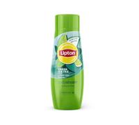 SodaStream Concentrado Lipton Green Ice Tea Sabor Limón Verde Menta para Máquina de Agua Espumoso y Soda | Prepare hasta 9 Litros de Lipton en Segundos, Sabor Original, 440ml