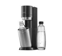 Sodastream Duo - Máquina para hacer agua con gas, bebidas, SIN cilindro CO₂ | Gasificador de agua SIN cilindro de CO₂, 1 botella de vidrio 1L y 1 botella de plástico 1L, reutilizables aptas lavavajillas