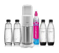 Sodastream Duo Megapack - Gasador de agua para hacer agua con gas, blanco, 31 x 16 x 44 cm, 6 kg