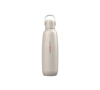 SodaStream - fizz&go Stainless Steel, Botella de Acero Inoxidable para Gasificar Agua, Mantiene Frío y Calor Durante 12h, Compatible con Máquinas Gasificadoras SodaStream, Sin BPA, Color Sand - 900 ml