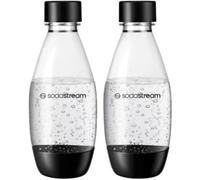 sodastream Fuse - Botellas de agua reutilizables de 0,5 litros, aptas para lavavajillas, paquete de 2 unidades para bebidas espirituosas, terras, arte y fuentes de agua con gas para sabores