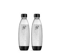 sodastream Fuse - 2x botellas de plástico 1L para gasificar agua, negro