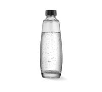 SodaStream - Fuse Glass, Botella de Agua Reutilizable para Gasificar, Compatible con Máquina DUO, Apta para Lavavajillas, Vidrio, Capacidad 1 L