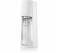 sodastream Gasador Terra White Value Pack x2 con 2 botellas fundidas lavables en lavavajillas de 1L y 1 cilindro de CO2 Quick Connect para gasear hasta 60L