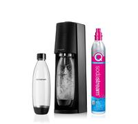 SODASTREAM GASIFICADOR Para Agua Terra Negro 2 Botellas 1 Recarga CQC 067T091