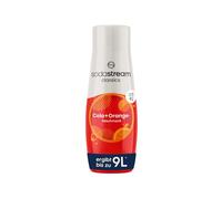 SodaStream Jarabe de cola + naranja, 1 botella de 9 litros de bebida preparada, preparado en segundos y siempre fresco, 440 ml