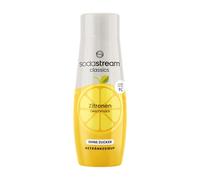 SodaStream Jarabe de limón sin azúcar, 1 botella de 9 litros de bebida preparada, preparado en segundos y siempre fresco, 440 ml