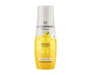 SodaStream Jarabe de limón sin azúcar, 1 botella de 9 litros de bebida preparada, preparado en segundos y siempre fresco, 440 ml