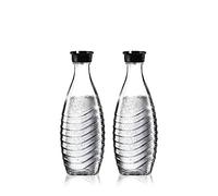 SodaStream Glass Carafes Twin Pack x 2/4 x 0.6 l/Suitable for Penguin and Crysta
