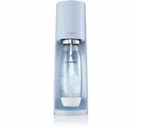 SodaStream TERRA - Máquina de agua con gas (1 botella de 1 L, 60 L, incluye recarga de gas y clips, color azul