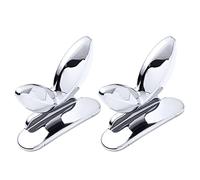 sodeber 2 uds Asiento de baño Cubierta de Inodoro Dispositivo de elevación Elevador de de baño Cubierta Manual elevadores de Asiento de Inodoro Suministros abridor Manos Libres