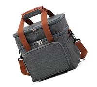 sodeber Bolsa refrigeradora para almuerzo, bolsa térmica de gran capacidad, Picnics aislados, almuerzo de doble capa para viaje, caja con aislamiento térmico