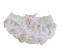 sodeber Bragas de Mujer inspiradas en Anime japonés, Bordes con Volantes y Lazo, Calzoncillos de algodón Que absorben la Humedad para Comodidad Diaria, lencería, Forro de algodón