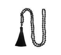 sodeber Collar unisex de cuentas auténticas, piedras naturales, accesorios de textura de piedra