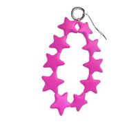 sodeber Colorido colgante de estrella de silicona, divertido llavero de estrella de silicona para colgar en habitaciones infantiles y áreas de estudio, llavero moderno