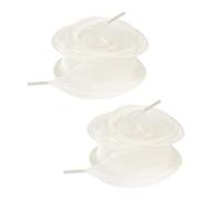 sodeber Cordones de multiusos de 3, 5 cm de ancho, cordones de Organza transparente para zapatos, correa de repuesto, embalaje de regalo, bolsa de proyecto, decorativos