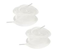sodeber Cordones de multiusos de 3, 5 cm de ancho, cordones de Organza transparente para zapatos, correa de repuesto, embalaje de regalo, bolsa de proyecto, decorativos