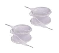 sodeber Cordones de multiusos de 3, 5 cm de ancho, cordones de Organza transparente para zapatos, correa de repuesto, embalaje de regalo, bolsa de proyecto, decorativos
