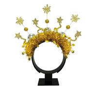 sodeber Diadema brillante para fiesta de Año Nuevo, feliz celebración, guirnaldas, aro para el pelo 2025