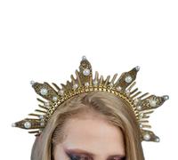 sodeber Diadema de corona de Halocrown, tocado de diosa del sol, griego