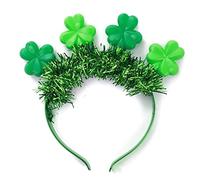 sodeber Diadema para fiesta del día de San Patricio, diadema LED intermitente, carnaval, celebración, vacaciones, trébol