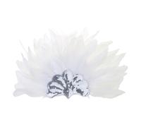 sodeber Diademas con plumas para el pelo de Mardi Gras, baile de graduación, para fiestas, carnavales, celebraciones