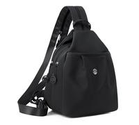 sodeber Elegante bolso de pecho con compartimento secreto y correa ajustable Mochila ligera de nailon para llevar todos los días Bolso bandolera de viaje esencial
