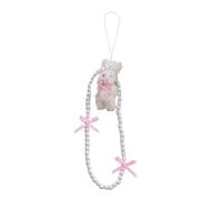 sodeber Elegante colgante de bolsa con lazo con diseños inspirados en ballet, dije de teléfono para funda móvil y auriculares de cámara, Medium, Acrilonitrilo butadieno estireno, No es una piedra