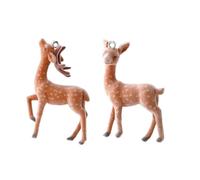 sodeber Elegante colgante de ciervo 3D con colgante de alce de Navidad, llavero para amantes de la naturaleza y la moda, Medium, Plástico/resina, No es una piedra preciosa