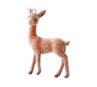 sodeber Elegante colgante de ciervo 3D con colgante de alce de Navidad, llavero para amantes de la naturaleza y la moda, Medium, Plástico/resina, No es una piedra preciosa