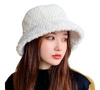 sodeber Gorro de pescador de felpa con perlas cálidas, resistente al viento, para invierno, Año Nuevo, Acción de Gracias, Halloween, F